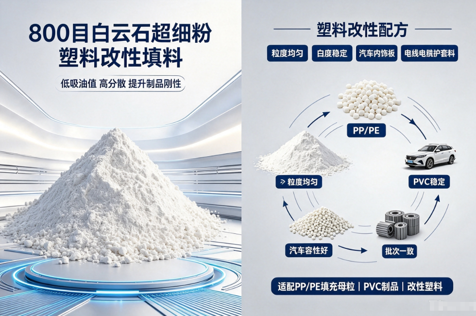 塑料填料白云石粉应用
